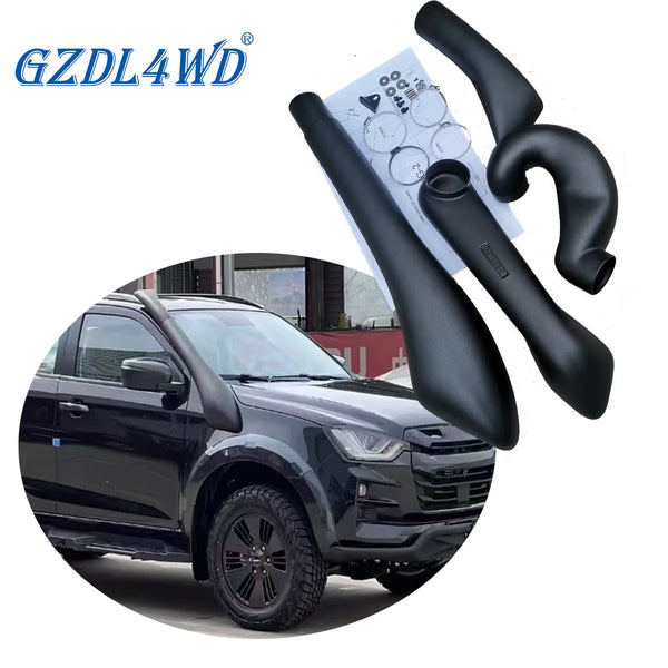 GZDL4WD Offroad Car Snorkel Kit for Isuzu D-MAX 2021+ LLDPE Black Air Intake