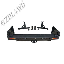 Load image into Gallery viewer, GZDL4WD Steel Rear Bumper for Land Cruiser LC100 Back Bull Bar Rolled Steel Bumper