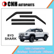 Load image into Gallery viewer, BYD Shark 6 2025 Gloss Black Sun Visor (Wind/Rain Deflector)