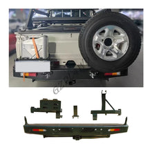 Load image into Gallery viewer, Gzdl4wd 4x4 WITH TWO HOLDER Rear Bumper for LAND CRUISER 79 SERIES 76 79 2007 Onwards LC79 Lc76
