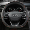 Microfiber Leather Car Steering Wheel Cover Anti-slip for Hyundai i30 Kona i10 i35 Elantra Santa Fe Auto Accessories