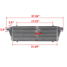 Load image into Gallery viewer, Universal 2.5 inch Aluminium Bar and Plate Front Mount Intercooler Core 550 x 180 x 65 mm