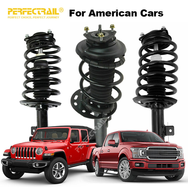 172257 PERFECTRAIL Car Front Right Shock Absorber Strut Assembly for Ford Focus 2006-2007