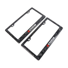 Load image into Gallery viewer, Forged Carbon Fibre Licence Plate Frame - Black, US Plate Size