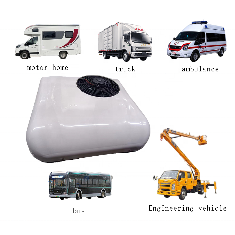 Mini 12V/24V RV Truck Parking Air Conditioning System with R134a