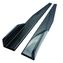 Load image into Gallery viewer, Universal Side Skirt Extension Kit - Black ABS