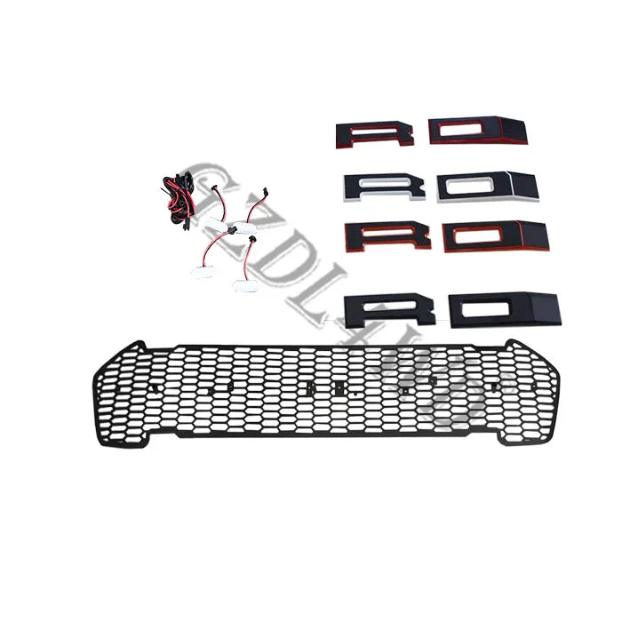 GZDL4WD Car Accessories Abs Led Grill for Ranger  T7 Grill With Light