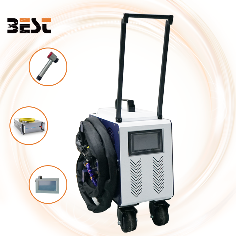300w Pulse Laser Cleaning Machine Portable Fiber Cleaner