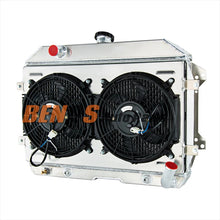 Load image into Gallery viewer, 4 Row Aluminum Radiator Shroud Fan for Datsun 240Z 260Z 1970-1975