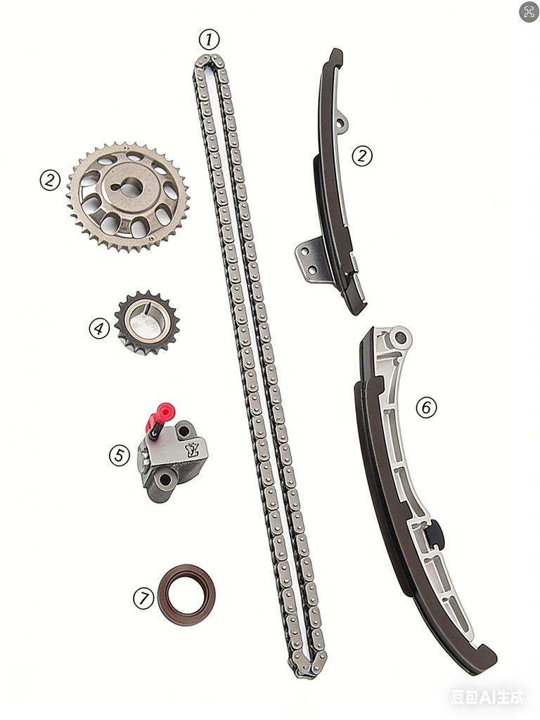 Toyota 2NZ-FE DOHC 16V 1.3L Timing Chain Kit