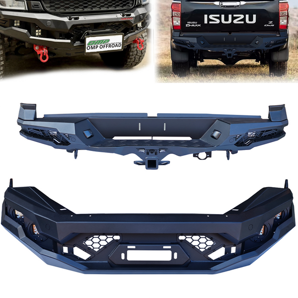 BFR-ISU-001 Isuzu D-Max (new gen) Winch-mount bull bar with fog lights Front Bumper
