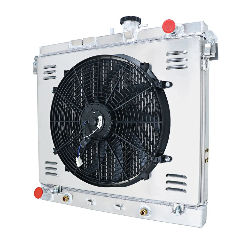 2-Row Radiator with Shroud Fan for 2006-2012 Chevy Colorado, Hummer H3, GMC Canyon