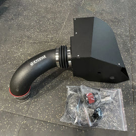 VW Golf GTI Mk8 EA888 Evo4 2.0T 3 inch Aluminium Cold Air Intake System - Black Wrinkle Finish