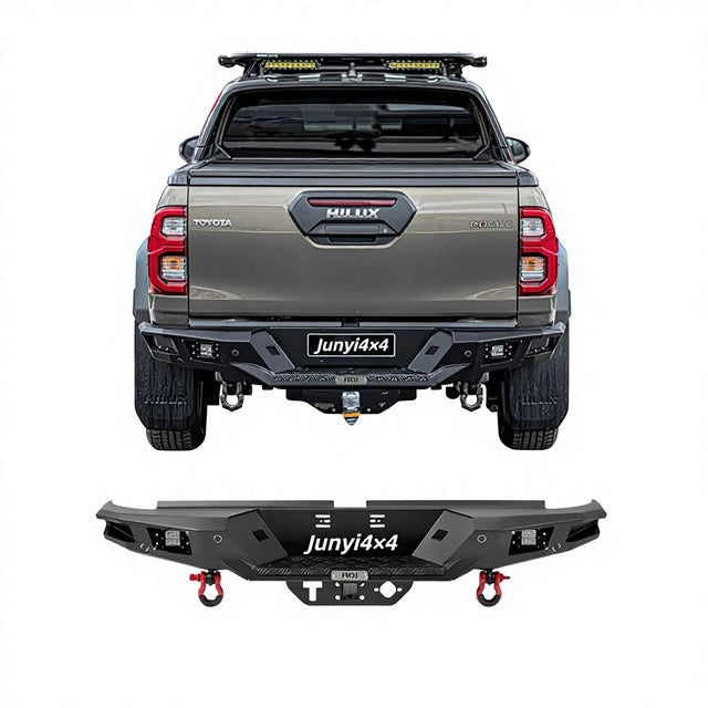 BRR-TYT-004 Toyota Hilux (also Ranger) Tubular rear bumper Rear Bumper
