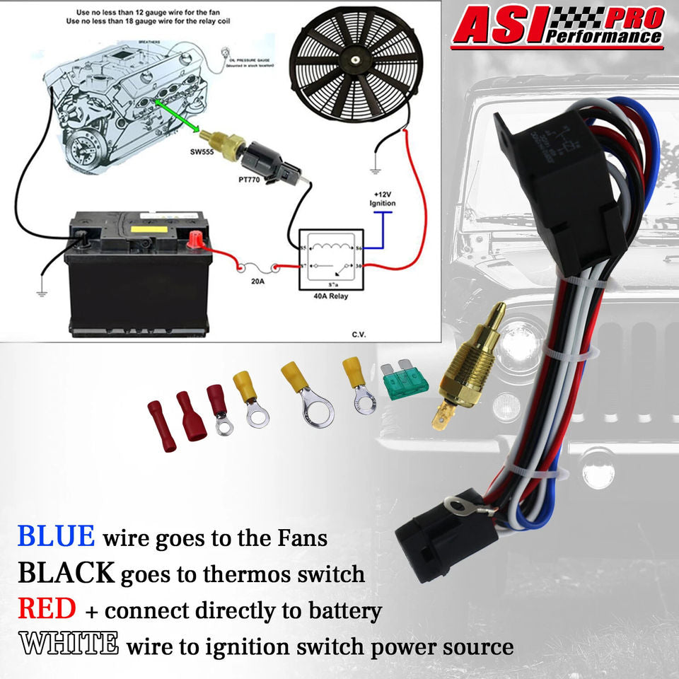 3 Row Radiator Shroud Fan for 1971-1979 Chevrolet Caprice 73-80 K10 Suburban