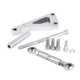 Chevy Small Block SBC 350 Polished Aluminium Long Water Pump Alternator Bracket Kit