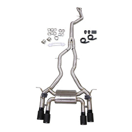 BMW M3 F80 / M4 F82 F83 2014-2020 S55 3.0T Stainless Steel Quad-Tip Valved Sport Catback Exhaust System