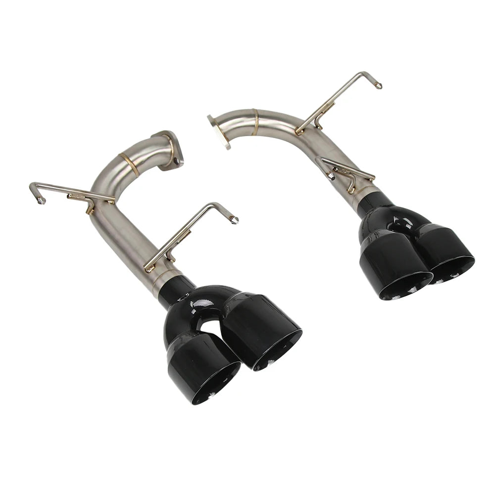 Subaru WRX / WRX STI 2015-2021 304 Stainless Axle-Back Muffler Delete Exhaust with Black Quad Tips