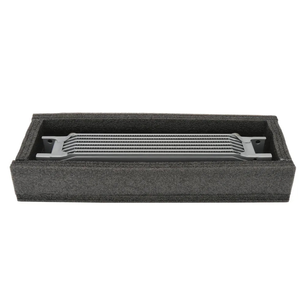 Universal 7 Row 10AN British Style Oil Cooler Core 13 x 3.15 x 2 Inch - Aluminium
