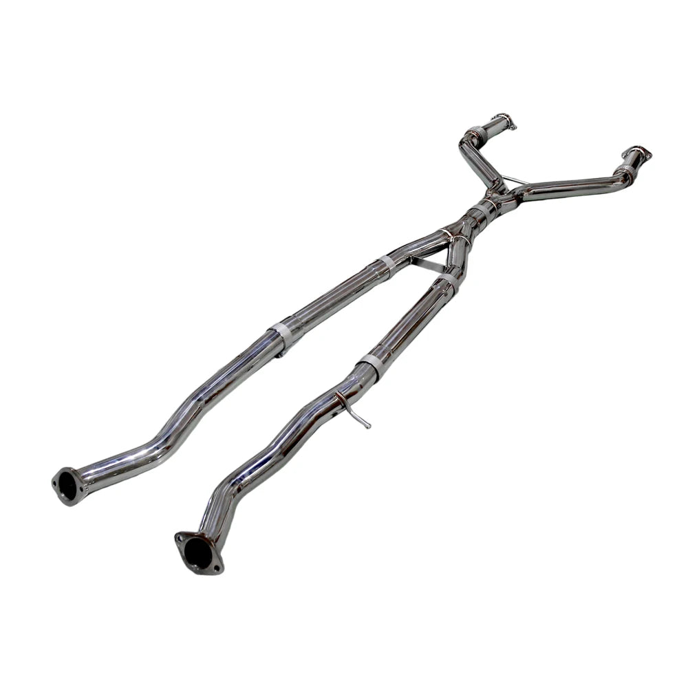 Infiniti Q50 2016-2023 3.0T V6 Stainless Steel Dual-Pipe Performance Exhaust Midpipe