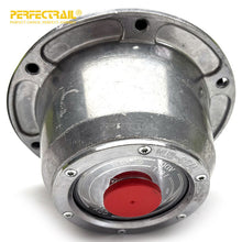 Load image into Gallery viewer, PERFECTRAIL 343-4195 Trailer Parts 6 Hole Aluminum Wheel Hub Center Cap for Freightliner for Volvo for Kenworth