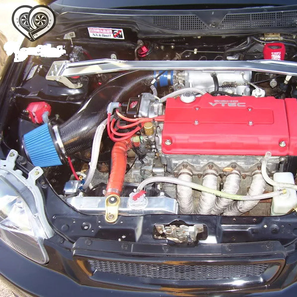 Honda Civic EG / EK 1992-2000 1.5L Carbon Fibre Air Intake Pipe with Air Filter