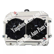 Load image into Gallery viewer, 4 Row Radiator+Shroud 3x9"Fans+Thermostat for 1991-2001 Jeep Cherokee XJ 4.0L