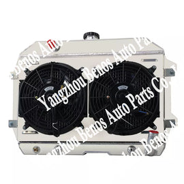 4 Row Radiator+Shroud 3x9