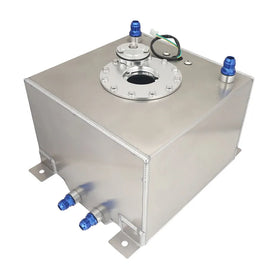 Universal 20 Litre / 5 Gallon Aluminium Fuel Cell Tank with Sender Cap and Foam