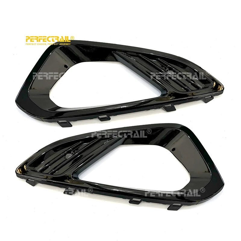 PERFECTRAIL H1BB-15A217-A1C59B8 H1BB-15B216-A1C59B8 Auto Parts Fog Light Lamp Bezel Bracket Cover for Ford Fiesta Mk8 2017-