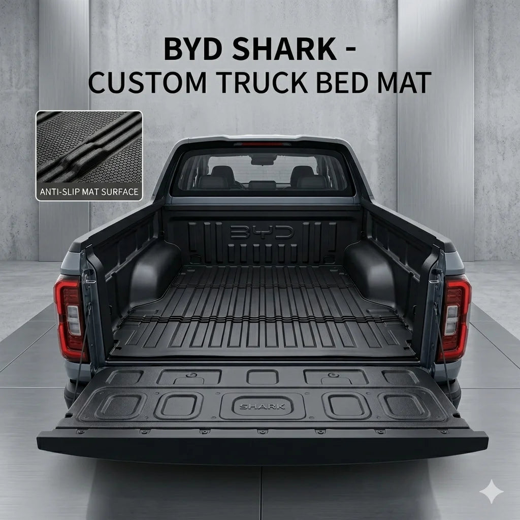 BYD Shark 6 2026 TPE Rear Trunk Mat (5 mm, 1:1 fit)