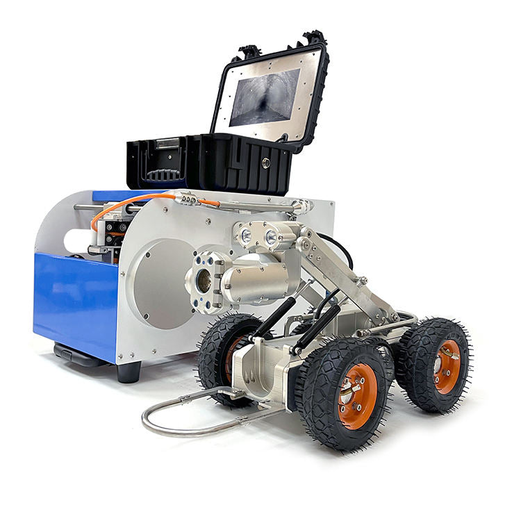 Hot Sale Industrial Plumbing Sewer Drain Pipe Inspection Crawler Robotic PTZ Camera