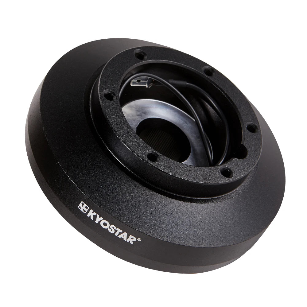 Mercedes-Benz 1976-1995 Black Aluminium Steering Wheel Short Hub Adapter Boss Kit