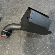 Load image into Gallery viewer, VW Golf GTI Mk8 EA888 Evo4 2.0T 3 inch Aluminium Cold Air Intake System - Black Wrinkle Finish
