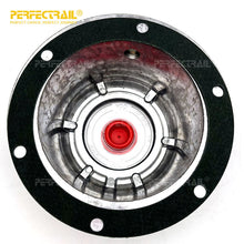 Load image into Gallery viewer, PERFECTRAIL 343-4195 Trailer Parts 6 Hole Aluminum Wheel Hub Center Cap for Freightliner for Volvo for Kenworth