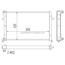 Load image into Gallery viewer, Alloy radiator For Audi TT Quattro / Volkswagen Golf SportWagen Jetta R32 Rabbit L4 L5 V6 2.0L 2.5L 3.2L 2005-2014