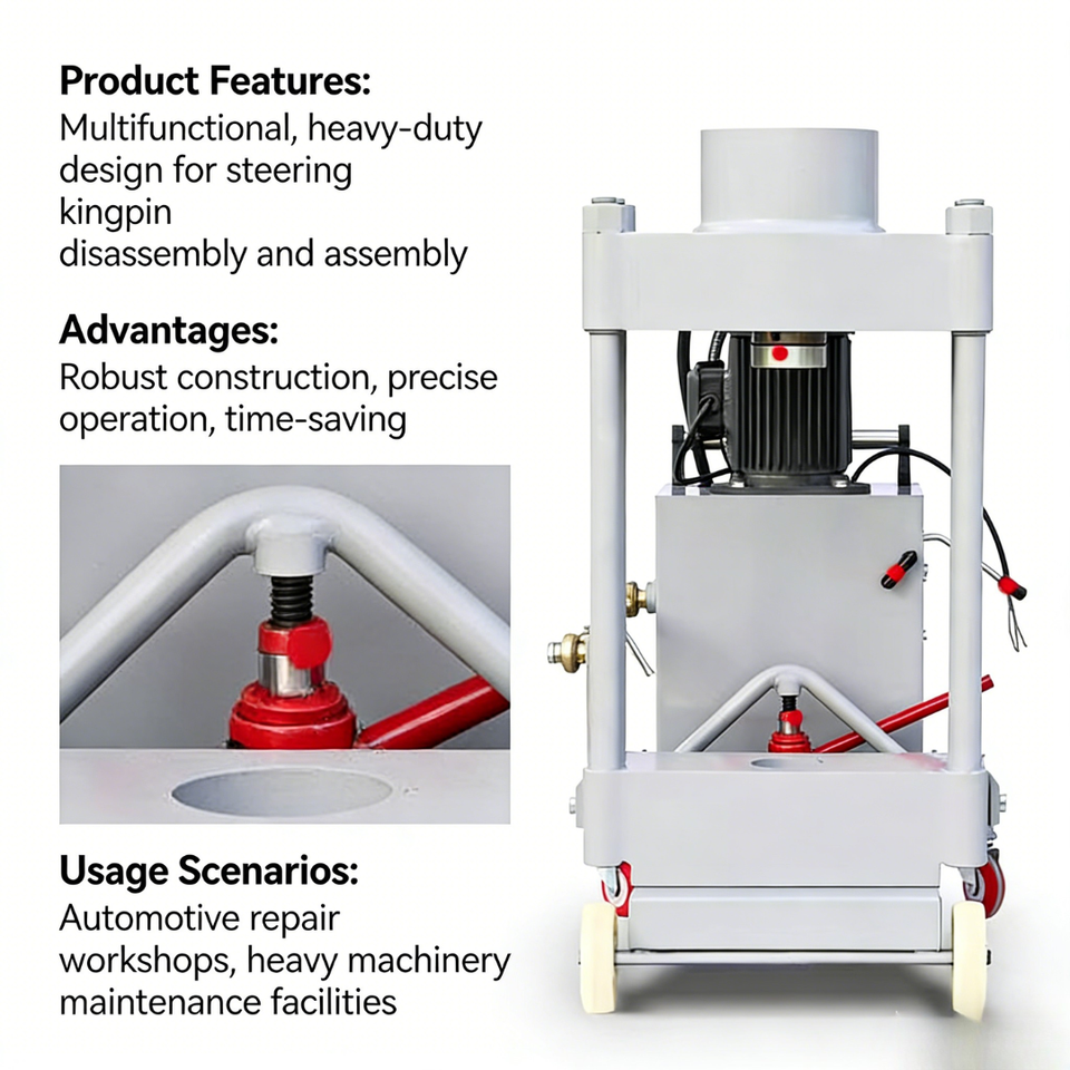 Professional Vertical Shaft Disassembly Machine, High Efficiency for Heavy Vehicle Maintenance Workshop