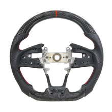 Load image into Gallery viewer, Honda Civic 2016-2021 Carbon Fibre and Perforated Nappa Leather Sports Steering Wheel