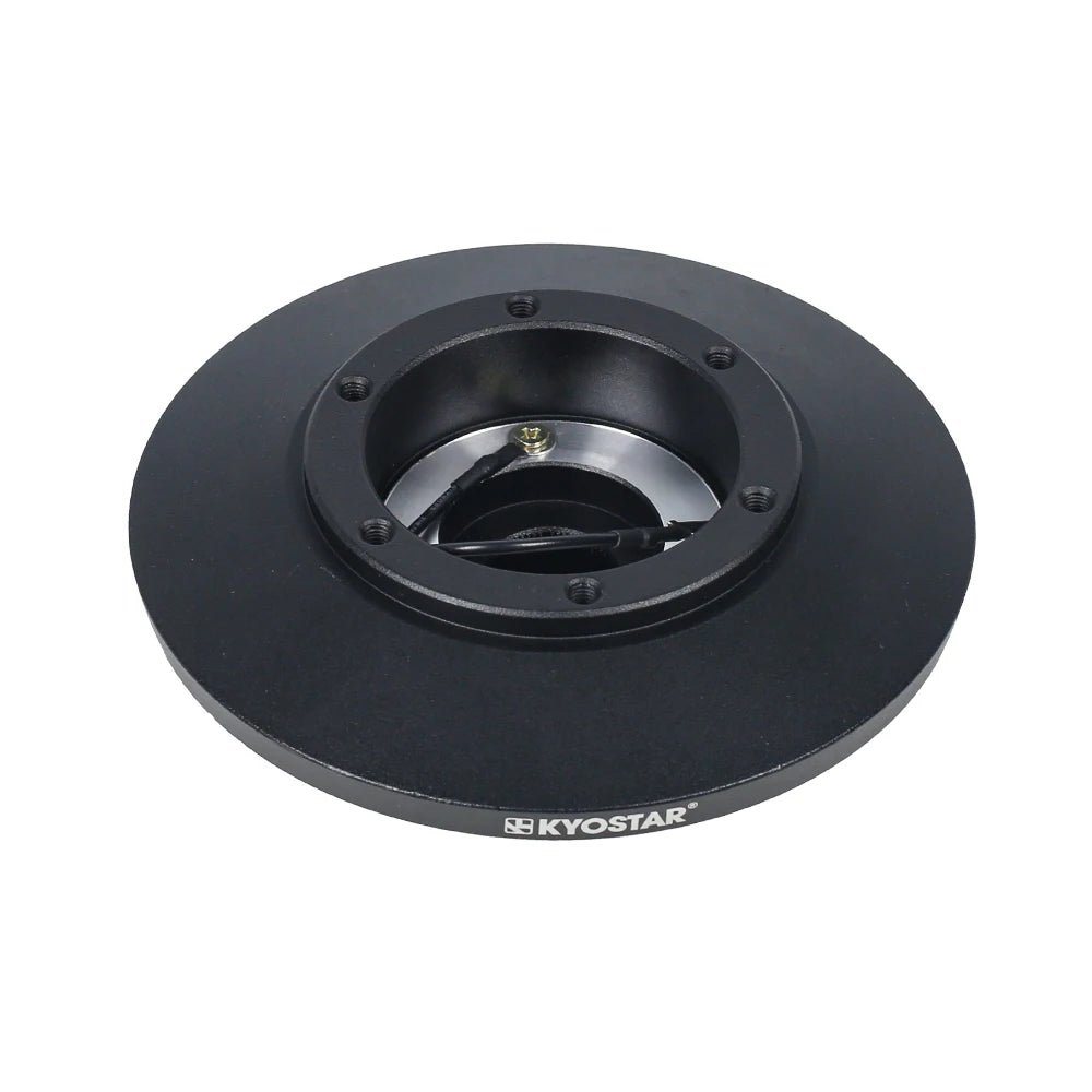 Porsche / Audi / VW Golf Black Aluminium Short Steering Wheel Hub Adapter - 6-Hole
