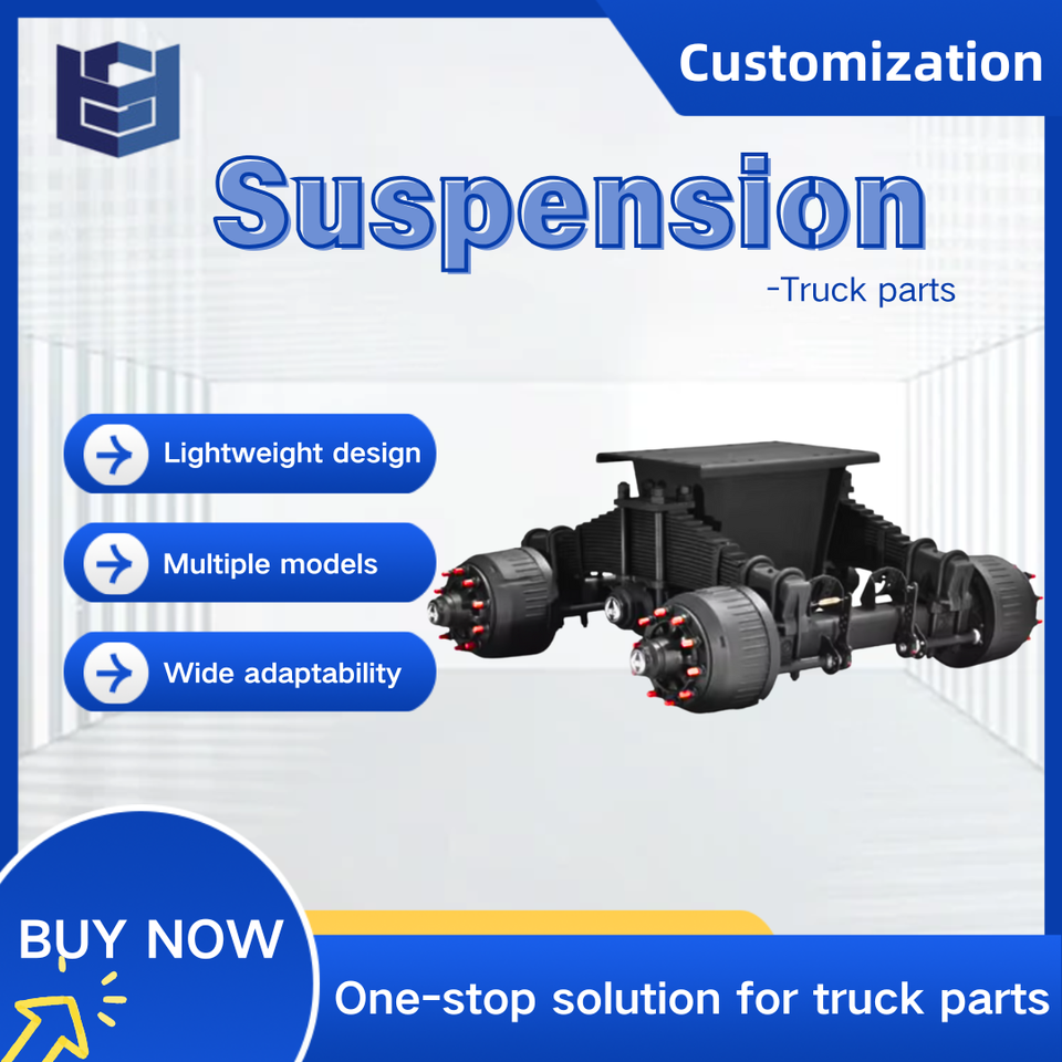 High-Performance Heavy Duty Truck Suspension System, ISO 9001 Certified, with Enhanced Stability & Comfort for Long Transport