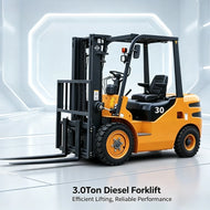 Cost-effective 3-ton Forklift Truck, High Load Capacity & Simple Maintenance, Widely Used in Distribution Centers