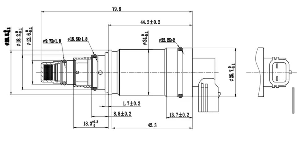 KH-60 Control Valve for Calsonic CSE613, BMW E90 320, X5, X6, E46, Infiniti