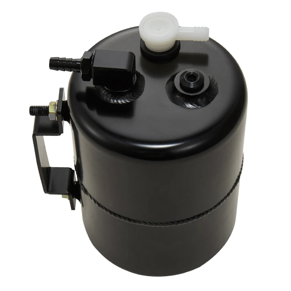 Aluminium Brake Vacuum Reservoir Tank 2 Litre with 3/8 Inch Barbs - Holden Ford Chev Brake Booster Canister