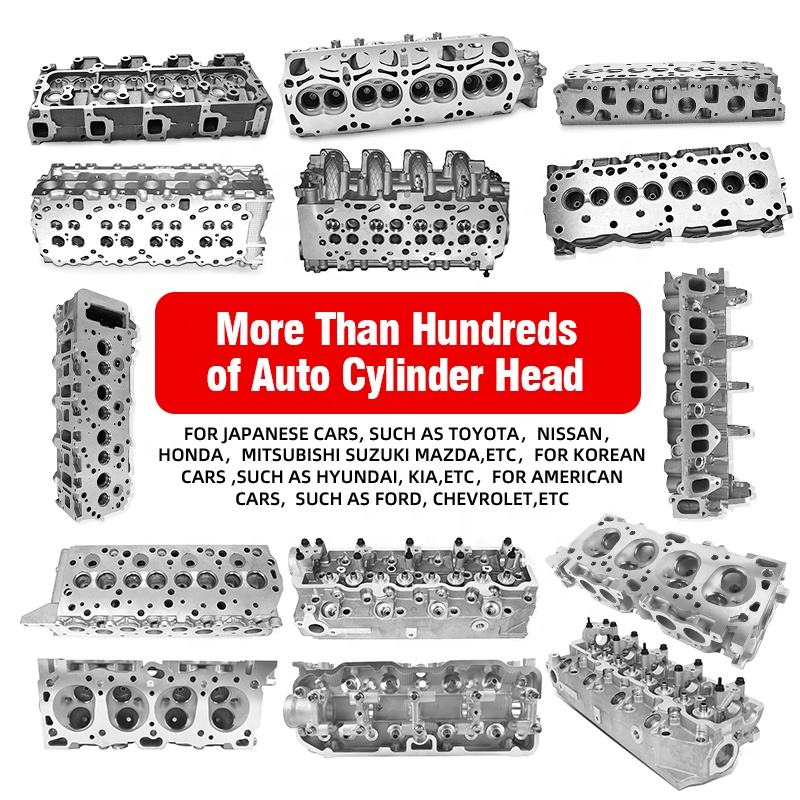 Car Aluminum Auto Engine Cylinder Head Assembly for TOYOTA 3s 3rz 14b 1az 1nz 2y 3l 5k 5vz 1rz 1zz 2az 2jz 2kd 2rz 3k 4a 15b 1kd