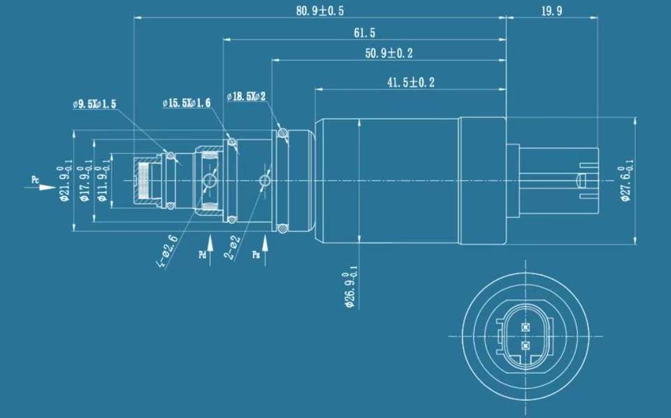 Control Valves for ZEXEL DCS17, DCW17F - Compatible with BEN Z, VAL EO