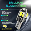 10/20pcs W5W T10 Bombas LED Canbus 5730 8SMD 12V 6000K 194 168 Mapa interior de automóvil LED Luces de estacionamiento Luculación de señal de estacionamiento Auto Lámpara