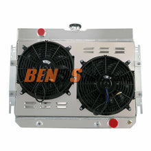 Load image into Gallery viewer, 4-Row Radiator+Shroud Fan for 1963-1967 Chevrolet Impala/Bel Air/Chevelle Petrol