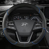 Microfiber Leather Car Steering Wheel Cover Anti-slip for Hyundai i30 Kona i10 i35 Elantra Santa Fe Auto Accessories