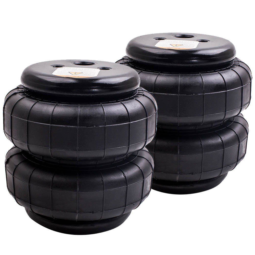 Air Ride Lift Suspension Standard 2500lb Air Spring Bag Double Bellows Single 1/2npt Port for Trucks