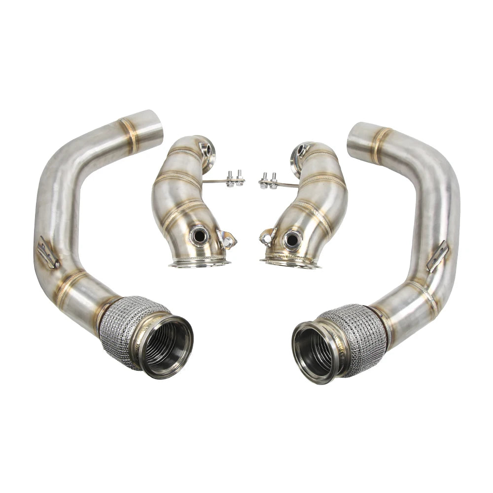 BMW M5 F90 / M8 F92 2019+ 304 Stainless Steel Racing Downpipes